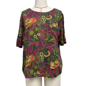 Vintage Marilyn Womens Size 38 Short Sleeve Pocket Shirt